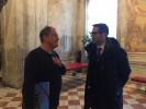 Da sinistra, assessore Celebron, Hoffman
