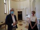 Da sinistra: il direttore dei Musei civici di Vicenza Mauro Passarin e l'assessore alla cultura Simona Siotto